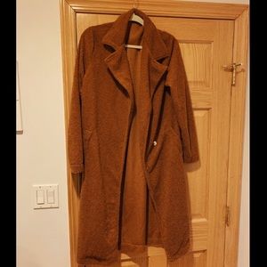 BRAND NEW Teddy Long Line Coat